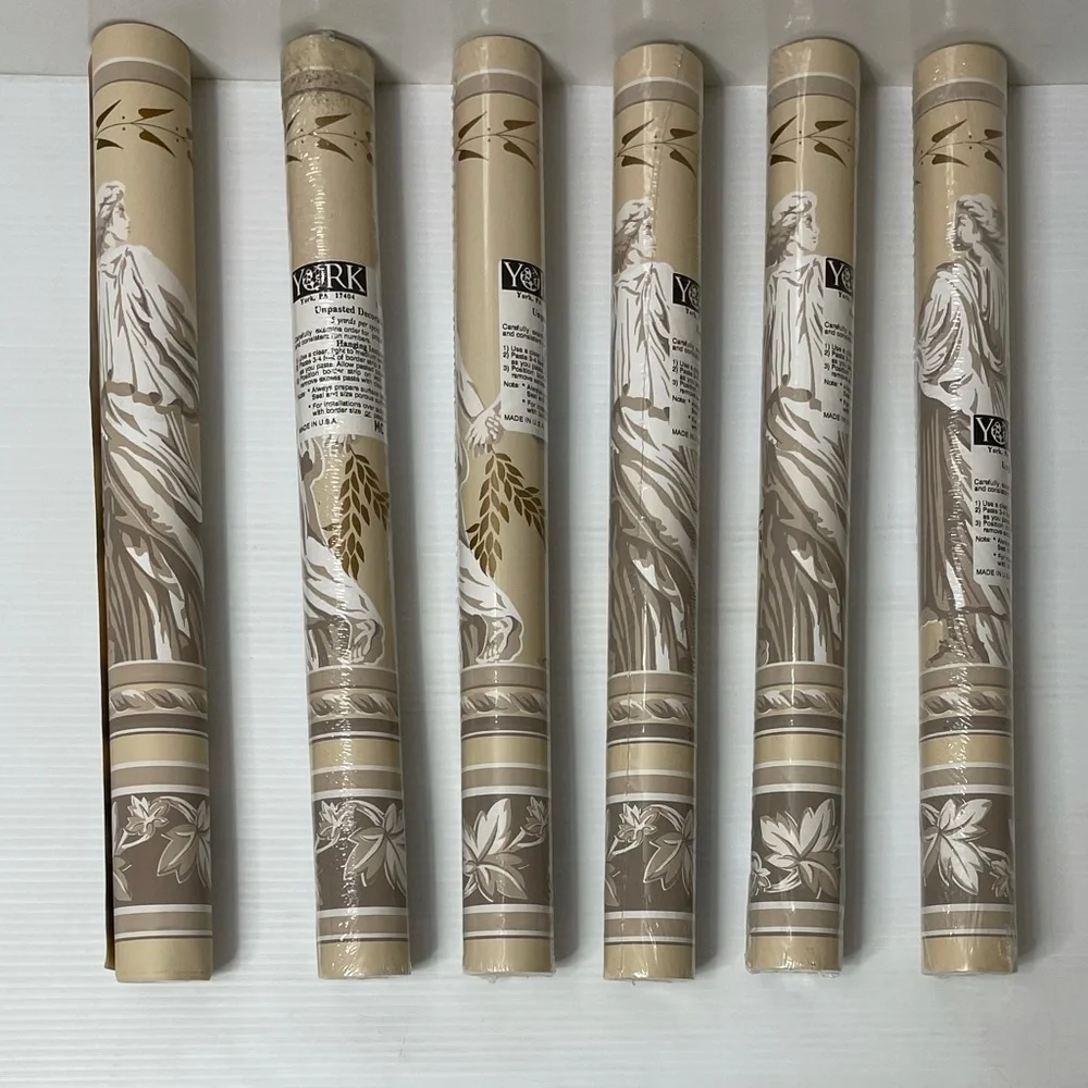 Vintage Wall Border Paper by York #MC 2925-B Wallpaper Border Art Home Decor